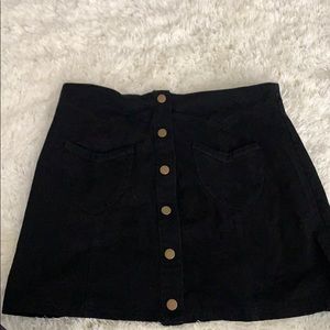 shein jean skirt